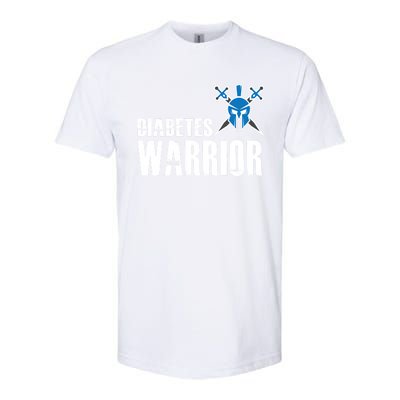 Diabetes Warrior Gift Support Awareness Fighter Gift Softstyle® CVC T-Shirt