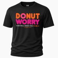 Donut Worry God Will Make You Whole Cooling Performance Crew T-Shirt