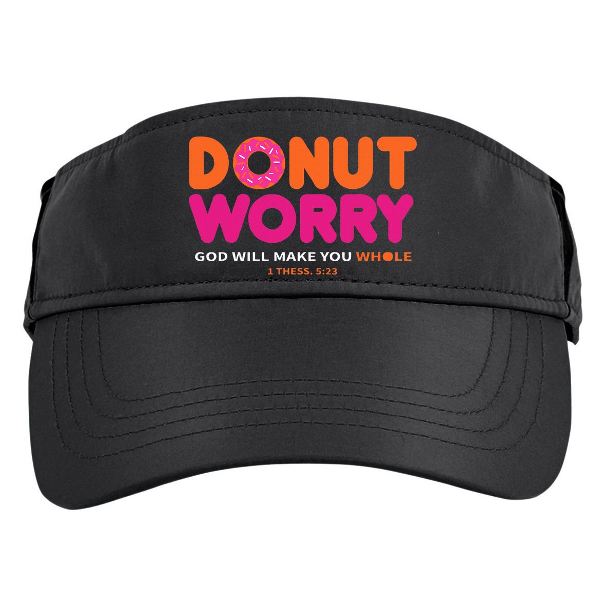 Donut Worry God Will Make You Whole Adult Drive Performance Visor