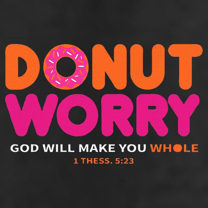 Donut Worry God Will Make You Whole Adult Drive Performance Visor