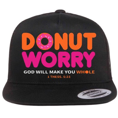 Donut Worry God Will Make You Whole Flatbill Hat