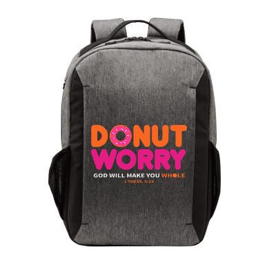 Donut Worry God Will Make You Whole Vector Backpack