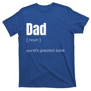 Dad Worlds Greatest Bank Gift T-Shirt