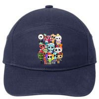 Dandy World Gifts For Birthday And Christmas Funny Gifts 7-Panel Snapback Hat