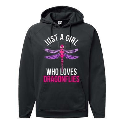 Dragonflies Women Gift Idea Dragonfly Performance Fleece Hoodie