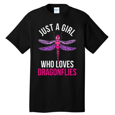 Dragonflies Women Gift Idea Dragonfly Tall T-Shirt