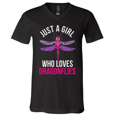 Dragonflies Women Gift Idea Dragonfly V-Neck T-Shirt