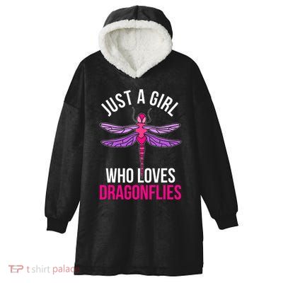 Dragonflies Women Gift Idea Dragonfly Hooded Wearable Blanket