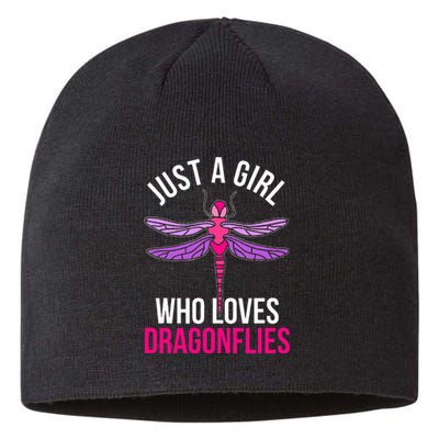 Dragonflies Women Gift Idea Dragonfly Sustainable Beanie