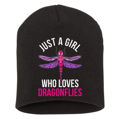 Dragonflies Women Gift Idea Dragonfly Short Acrylic Beanie