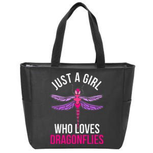 Dragonflies Women Gift Idea Dragonfly Zip Tote Bag