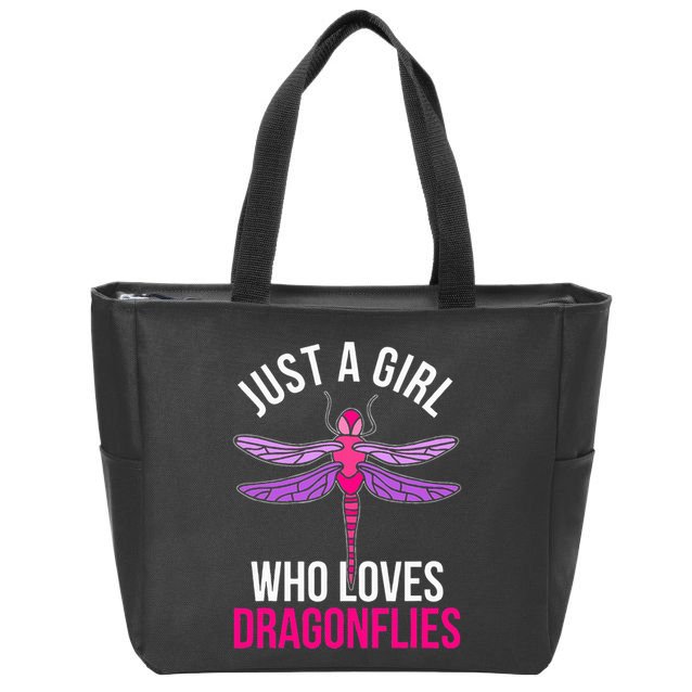 Dragonflies Women Gift Idea Dragonfly Zip Tote Bag