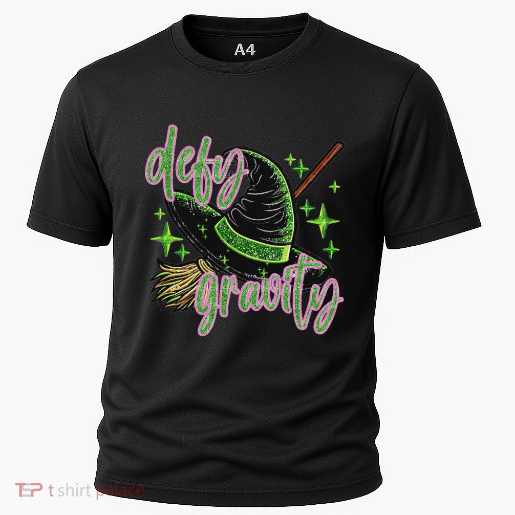 Defy Witch Gravity Funny Witch Gift Cooling Performance Crew T-Shirt