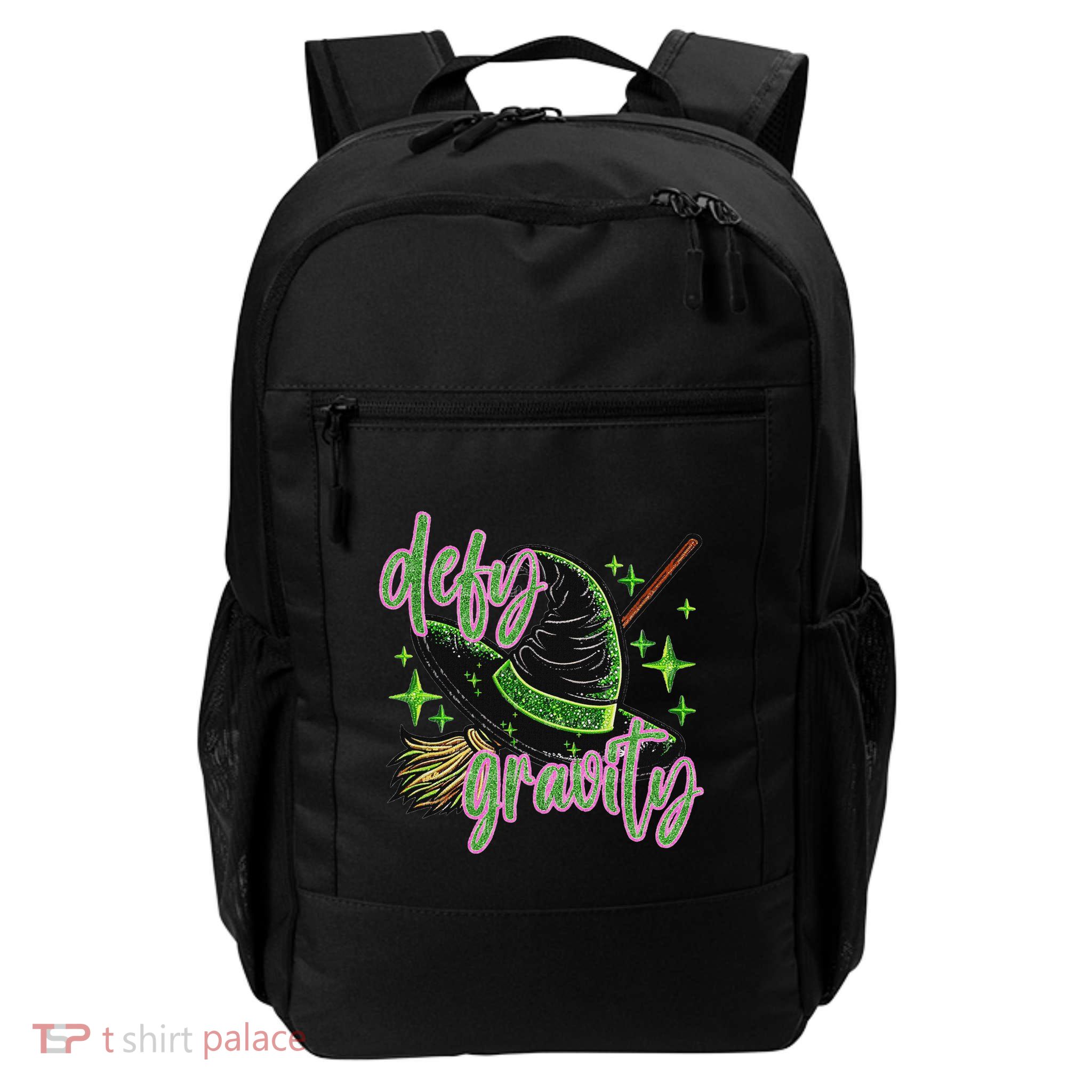 Defy Witch Gravity Funny Witch Gift Daily Commute Backpack