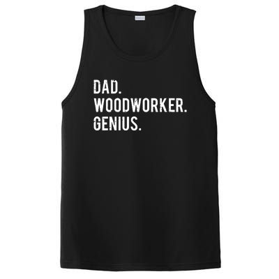 Dad Woodworker Genius Woodworking Father PosiCharge Competitor Tank