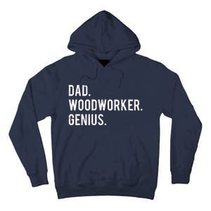 Dad Woodworker Genius Woodworking Father Tall Hoodie