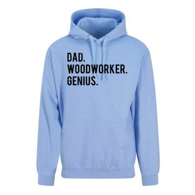 Dad Woodworker Genius Woodworking Father Unisex Surf Hoodie