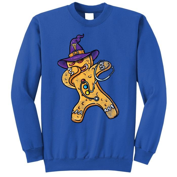 Dabbing Witch Gingerbread Nurse Vintage Gift Sweatshirt