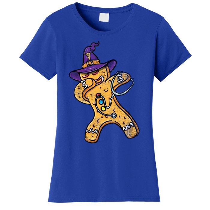 Dabbing Witch Gingerbread Nurse Vintage Gift Women's T-Shirt