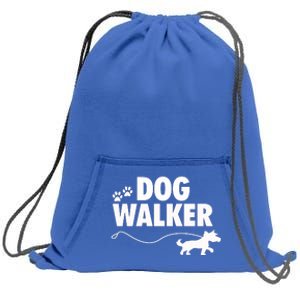 Dog Walker Gift Sweatshirt Cinch Pack Bag