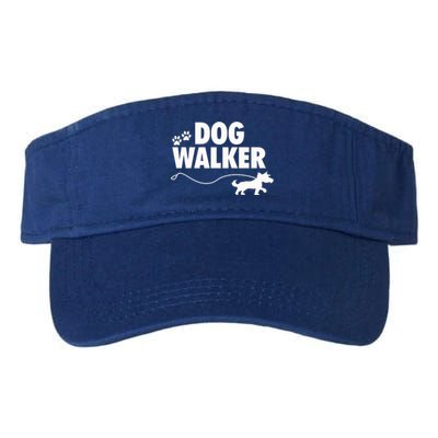 Dog Walker Gift Valucap Bio-Washed Visor