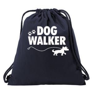 Dog Walker Gift Drawstring Bag