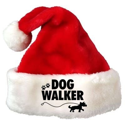 Dog Walker Gift Premium Christmas Santa Hat