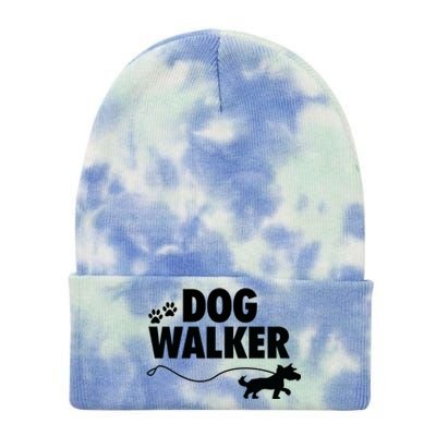 Dog Walker Gift Tie Dye 12in Knit Beanie