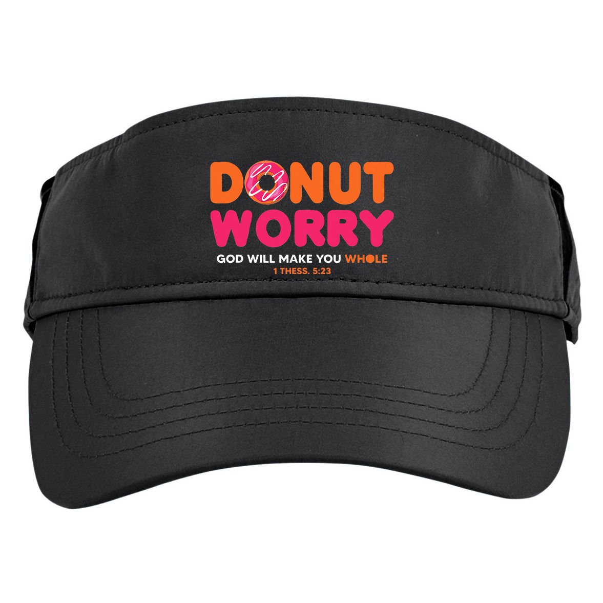 Donut Worry God Will Make You Whole Adult Drive Performance Visor