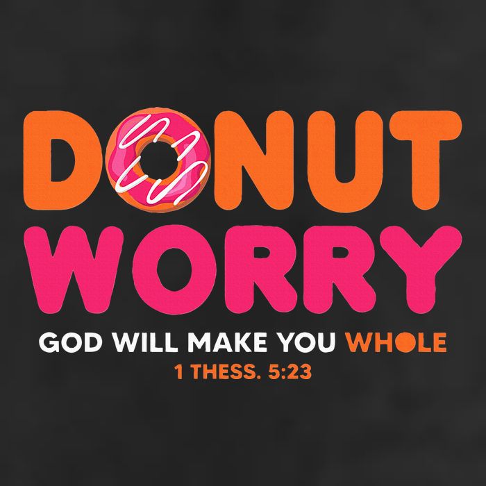 Donut Worry God Will Make You Whole Adult Drive Performance Visor