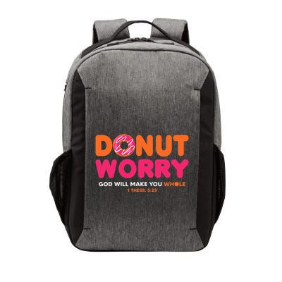 Donut Worry God Will Make You Whole Vector Backpack