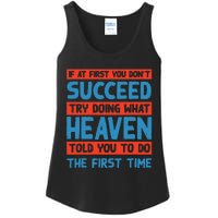 Do What Heaven Told You To Do Name Sarcastic Nickname Ladies Essential Tank