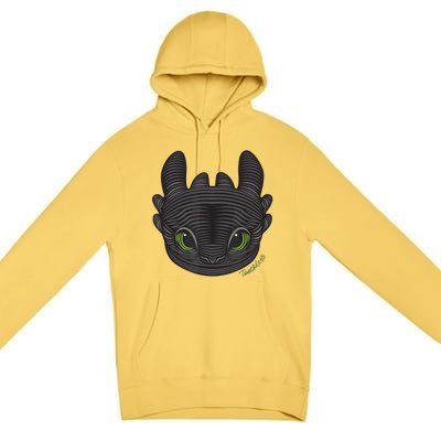 Dream Works How To Train Your Dragon Toothless Cat Premium Pullover Hoodie