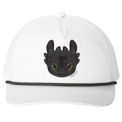 Dream Works How To Train Your Dragon Toothless Cat Snapback Five-Panel Rope Hat