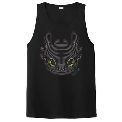 Dream Works How To Train Your Dragon Toothless Cat PosiCharge Competitor Tank