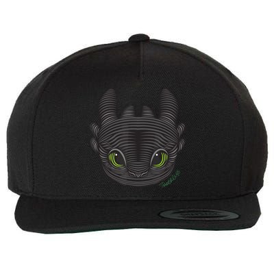 Dream Works How To Train Your Dragon Toothless Cat Wool Snapback Cap