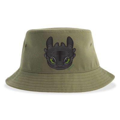 Dream Works How To Train Your Dragon Toothless Cat Sustainable Bucket Hat