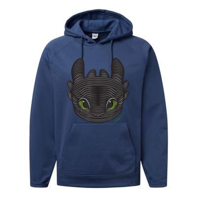 Dream Works How To Train Your Dragon Toothless Cat Performance Fleece Hoodie