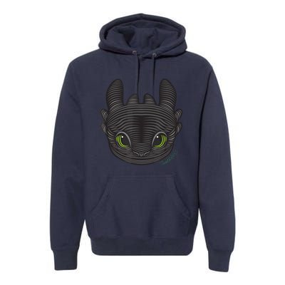 Dream Works How To Train Your Dragon Toothless Cat Premium Hoodie