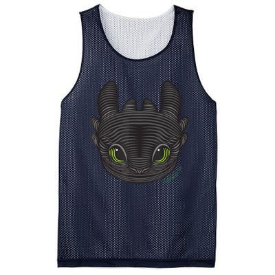 Dream Works How To Train Your Dragon Toothless Cat Mesh Reversible Basketball Jersey Tank