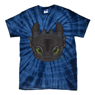 Dream Works How To Train Your Dragon Toothless Cat Tie-Dye T-Shirt