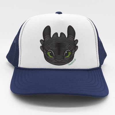 Dream Works How To Train Your Dragon Toothless Cat Trucker Hat