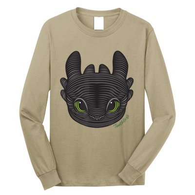 Dream Works How To Train Your Dragon Toothless Cat Long Sleeve Shirt