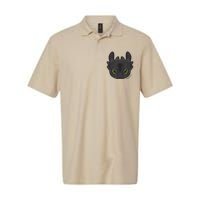 Dream Works How To Train Your Dragon Toothless Cat Softstyle Adult Sport Polo