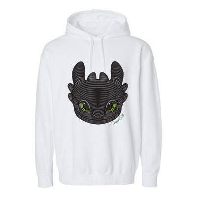 Dream Works How To Train Your Dragon Toothless Cat Garment-Dyed Fleece Hoodie