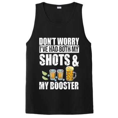 Don't Worry Had Both My Shots And Booster Funny PosiCharge Competitor Tank