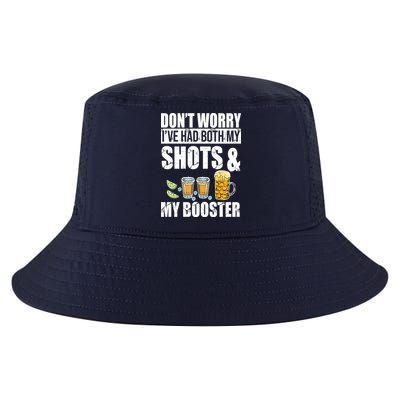 Don't Worry Had Both My Shots And Booster Funny Cool Comfort Performance Bucket Hat