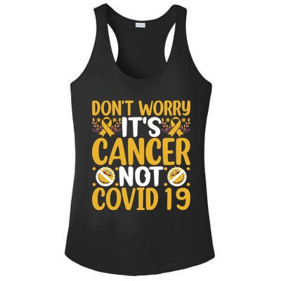 Don't Worry It's Cancer Not Covid 19 Breast Cancer Ladies PosiCharge Competitor Racerback Tank