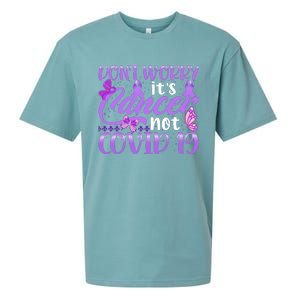 Don't Worry It's Cancer Not Covid 19 Breast Cancer Sueded Cloud Jersey T-Shirt