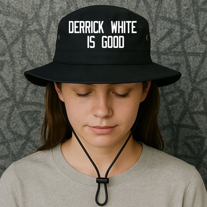 Derrick White Is Good Bucket Hat